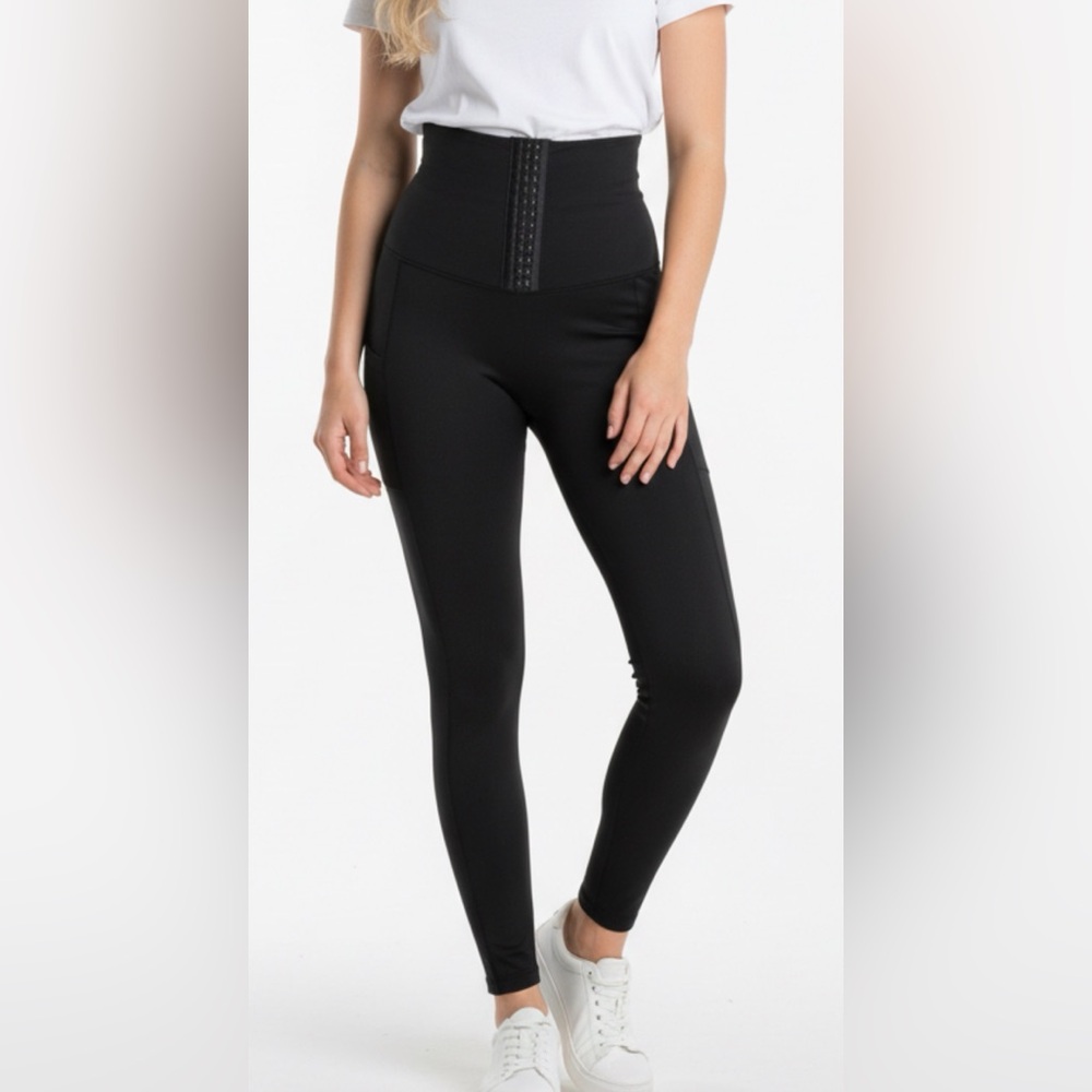 Women's Black High-Waisted shaper Leggings